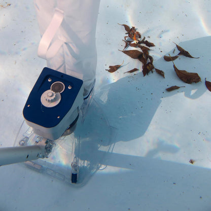 Gre LE75 – Leaf Eater, snoerloze zwembadreiniger op batterijen voor bovengrondse en ingegraven zwembaden, met extra groot 6L filter
