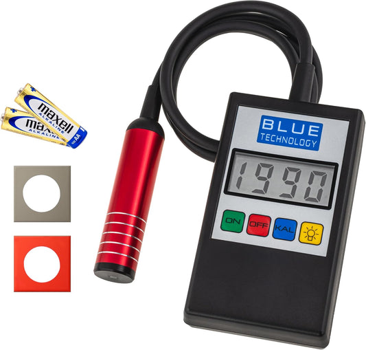 MGR-11-S-AL Laagdiktemeter voor auto | lakdiktemeter voor staal en aluminium carrosserieën | lakmeter met platte sonde op de kabel | laktester meetbereik tot 1990 µm | Made EU