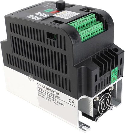 Zonneomvormer PV-frequentieomvormer PWM-besturing DC 200V-400V ingang driefasige AC0-220V uitgang 2.2KW