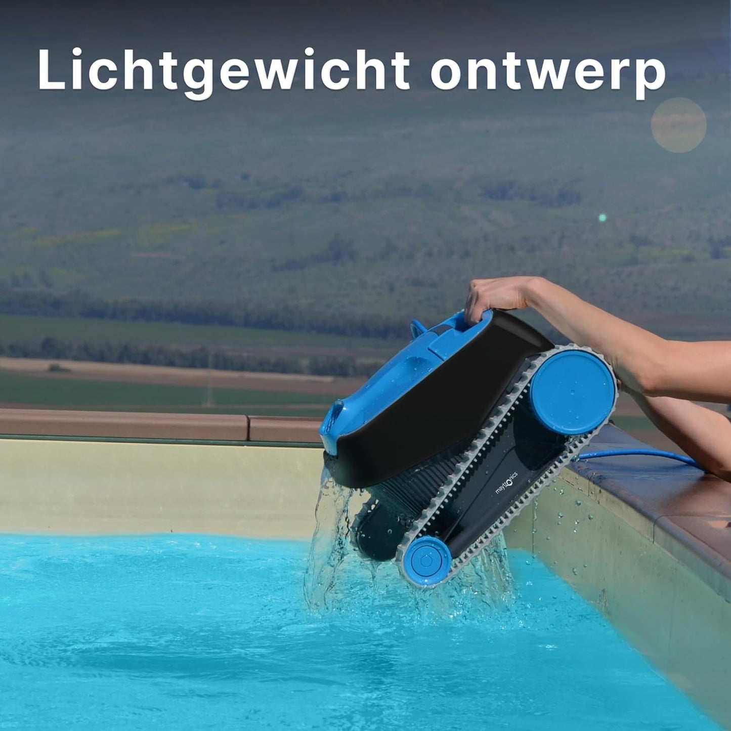 Robotstofzuiger Zwembad – Zwembadrobot – Zwembadreiniger – Zwembadstofzuiger – Automatische Zwembadreiniger – Reiniging Wanden En Bodem – Geschikt Voor Zwembaden Tot 10 Meter