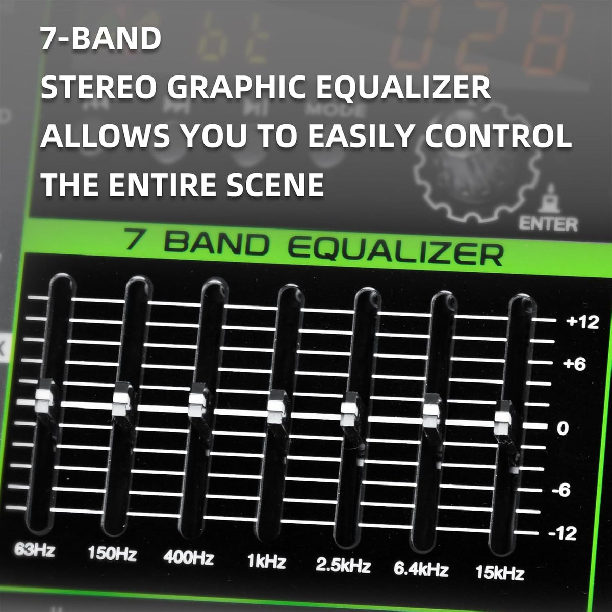 Professionele 8-Kanaals Audiomixer – Geluidsmixer – Mengpaneel – Mengtafel – DJ-Mixer – 259 DSP-Effecten – Bluetooth En USB-Speler