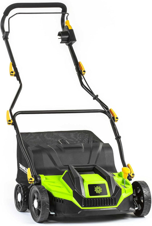 Elektrische Verticuteermachine – Gazonverticuteerder – Mosverwijderaar – Gazonhark – Grasmaaier – 1300 W Motor – Maaibreedte 320 mm – 40 L Opvangbak – Verstelbare Handgreep – Variabele Snijdiepte