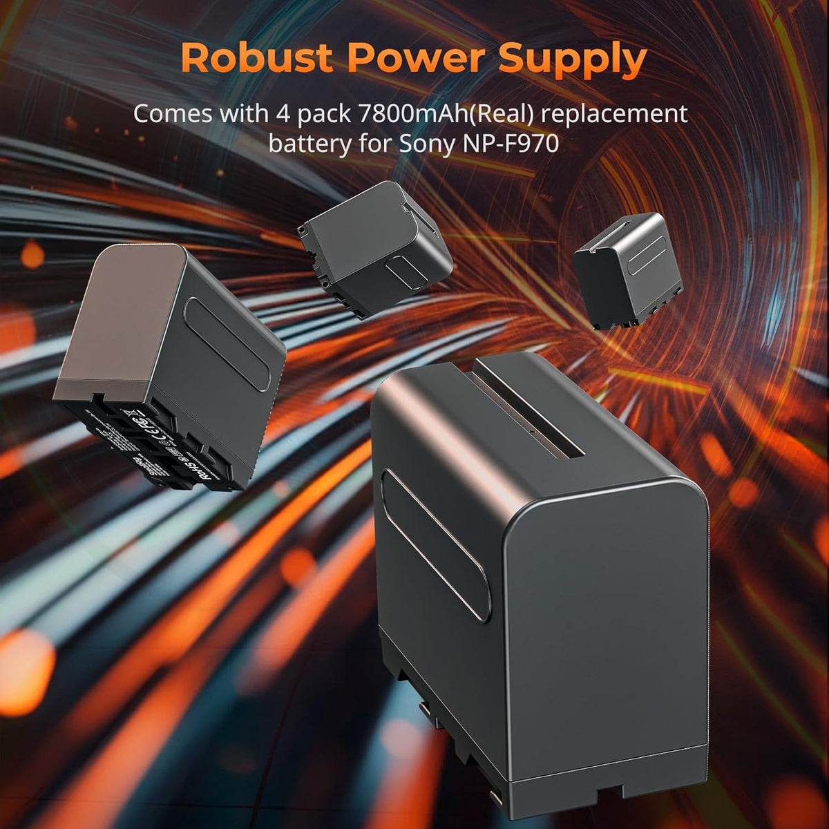Camera Batterij Oplader – Batterij Lader – Acculader – Camera Acculader – 4-Kanaals Oplader – 100W PD Snel Opladen – Smart OLED Display