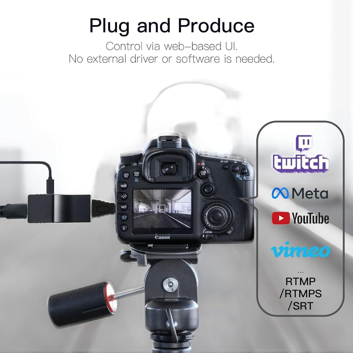 DDMALL 4K NDI-encoder, NDI|HX2 SRT RTMP RTSP ondersteund, H.265 H.264 HDMI-video-encoder voor livestreaming naar YouTube, Twitch, model HEV-4K