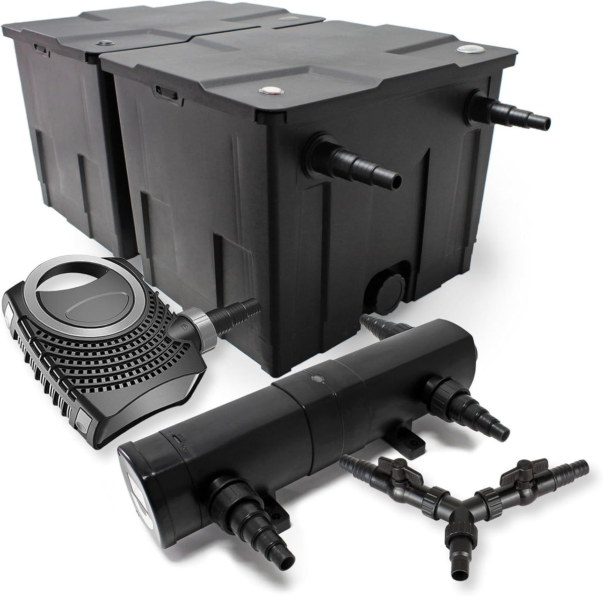 SunSun filterset voor 60.000 l UVC 36 W NEO8000 pomp 70 W vijverfilterset vijver