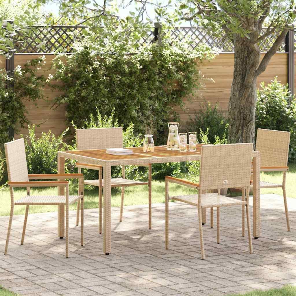 vidaXL Modern Outdoor Seating - Garden Chair, Patio Chair, Patio Lounge Furniture. Ergonomic, UV Resistant, Stackable, Weatherproof, Minimalist Design. - QUORE