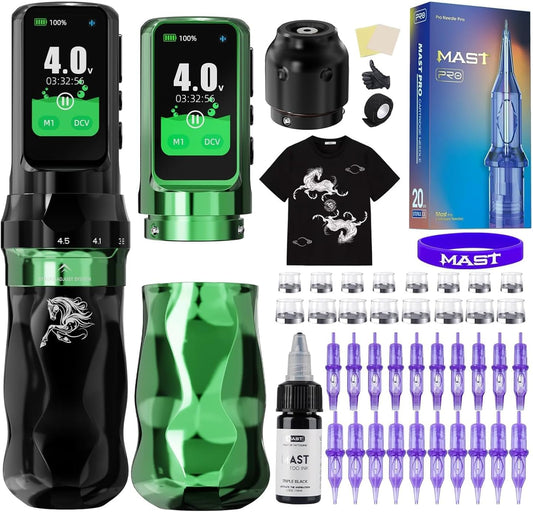 Draadloze Tattoo Pen – Tattoo Machine – Tattoo Gun – Rotary Tattoo Pen – Draagbare Tattoo Pen – Stil En Krachtig – Met 2 Oplaadbare Batterijen