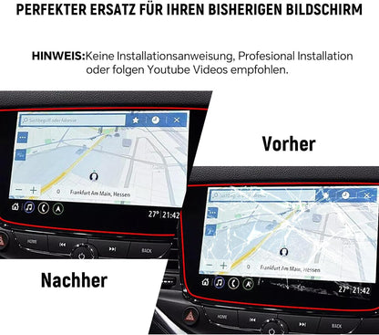 LQ080Y5DZ10 LCD-scherm touchscreen voor Opel Astra k Vauxhall Navi 900 Monitor GPS Navigatie Digitalisator Auto LQ080Y5DZ06 Scherm