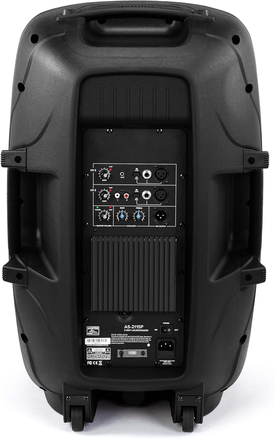 Gemini AS-2115P: 2000 WaTT Active 15" luidspreker