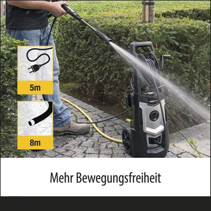 Hogedrukreiniger – Drukspuit – Waterreiniger – Spuitmachine – Schoonmaakspuit – 1800W Motor – Verstelbare Lans 8 Meter