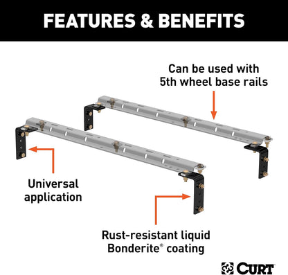 CURT 16101 Universal 5th Wheel Mounting Brackets