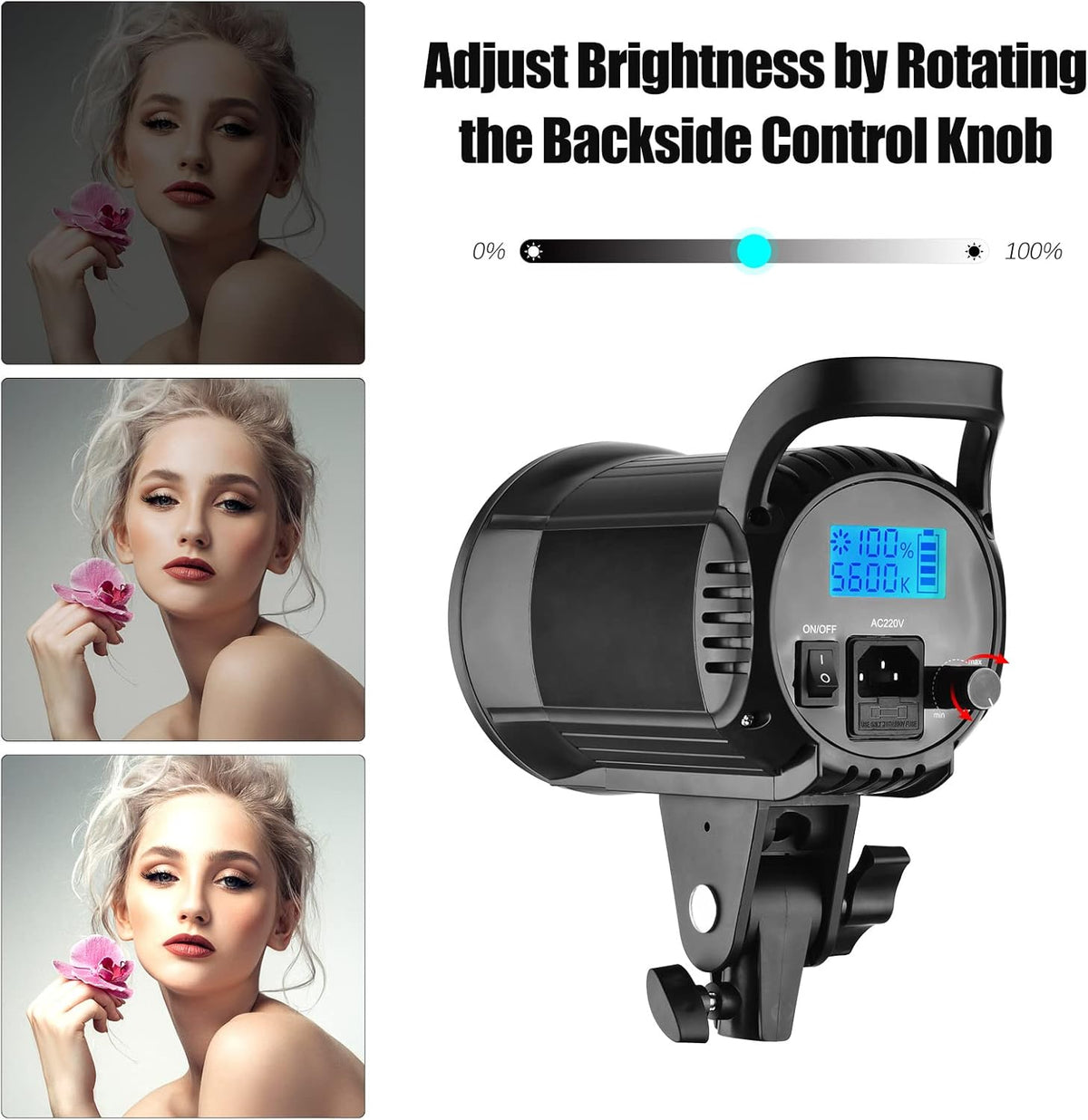 LED Fotografie Fill Light – Studio Videolamp – Fotolamp – Continu Licht – Led Studiolicht – 135W Vermogen – 3000K-5600K Dimbaar