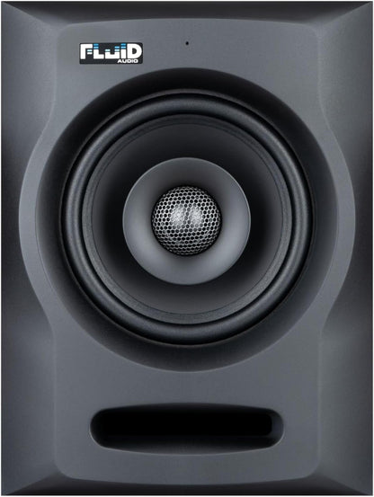 Nearfield Fluid Audio FX50 V2 monitorluidspreker (actieve studiomonitor, 2-weg coaxiale driver, 5 inch woofer, 60 Watt RMS, ideaal voor thuisstudio en professionele opnames, single) zwart