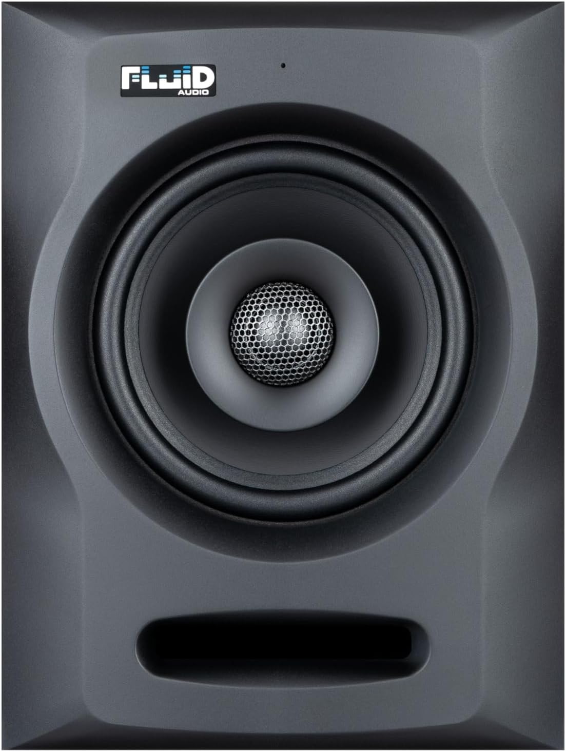 Nearfield Fluid Audio FX50 V2 monitorluidspreker (actieve studiomonitor, 2-weg coaxiale driver, 5 inch woofer, 60 Watt RMS, ideaal voor thuisstudio en professionele opnames, single) zwart