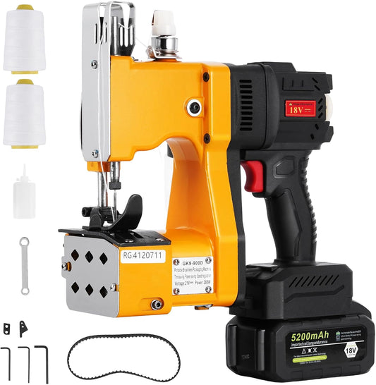 21V Draagbare Zaksluitmachine – Zakstikker – Zakdichter – Zakstikmachine – Zaknaaimachine – Variabele Snelheid – Borstelloze Motor