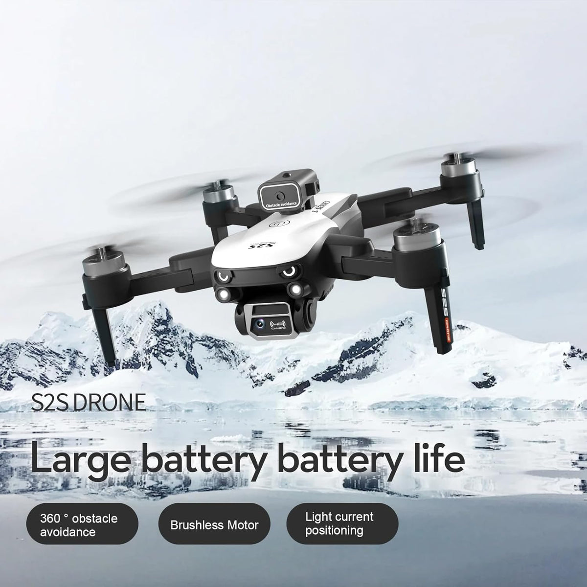 LUXWALLET Libra Spectra – 2025 Editie - Drone Met Laser Obstakel Ontwijking - Dual-camera Systeem – Optische Vlieg Positionering – Stijgen En Landen Met Een Knop – Headless Modus