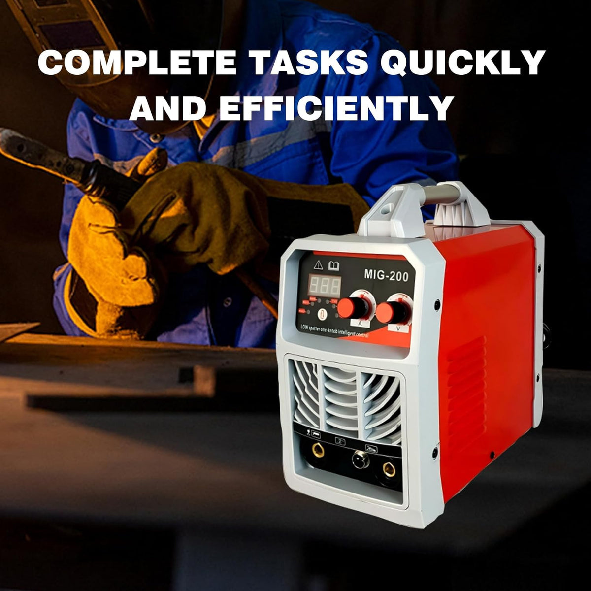 3-in-1 lasapparaat, multifunctionele MIG-lasmachine 200A Core Line met LCD-kleurendisplay, IGBT-inverter voor MIG/MMA/Lift TIG-lassen