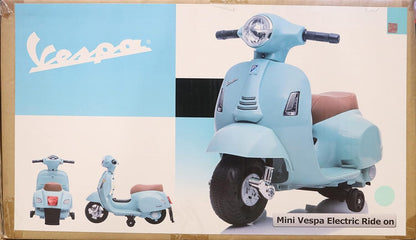 TURBO CHALLENGE - Vespa Gts - Elektrische Drager - 119153 - Scooter - Roze - Klaar om te Rijden - Maximaal 25 kg - Plastic - Oplaadbare Batterijen - Vanaf 24 maanden