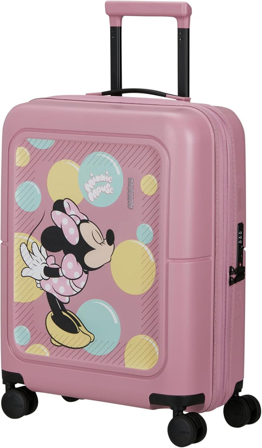American Tourister Dashpop Disney - Spinner S, verwisselbare handtas, 55 cm, 41/47 L, meerkleurig (Minnie Bubbles)