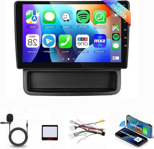 8 CORE 4G+64G Car Radio Android 13 for Renault Trafic 2 Opel Vivaro A Nissan Primastar 2010-2014, 10.1 Inch IPS Touch Screen with DSP Wireless Carplay Android Car GPS Wi-Fi Bluetooth FM RDS Camera - QUORE