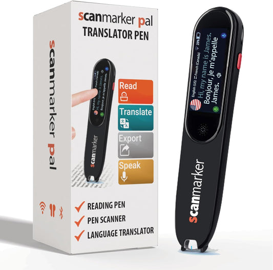 Scanmarker Pal - Vertaalpen en leespen voor taalstudenten, dyslexie en leermoeilijkheden | Vertaalpen voor meer dan 100 talen