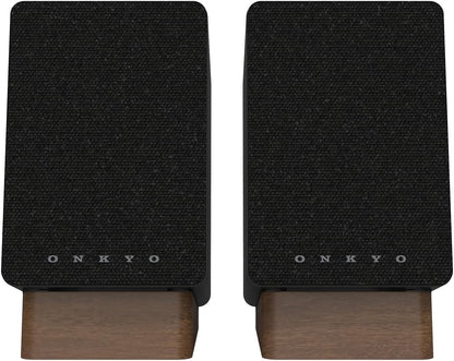 Onkyo Creator Series GX-10DB Powered Monitors, Black – 3" woofer, USB-C, Line/Phono, Optical, Bluetooth 5.3 LE Audio