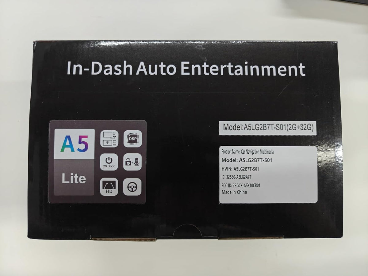 ATOTOZONE Android Autoradio Dubbele Din, Draadloze CarPlay Android Auto, 7 Inch Touchscreen Autoradio met GPS Navigatie WiFi/BT/SUB, 24-Band EQ, Mirror Link, Achteruitrijcamera, A5LG2B7T-S01