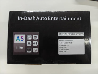 ATOTOZONE Android Autoradio Dubbele Din, Draadloze CarPlay Android Auto, 7 Inch Touchscreen Autoradio met GPS Navigatie WiFi/BT/SUB, 24-Band EQ, Mirror Link, Achteruitrijcamera, A5LG2B7T-S01