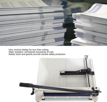 A3 Papiersnijder – Stapelsnijder – Hendelsnijder – Precisiesnijmachine – Handmatige Desktop Papiersnijder – 440 Mm Snijbreedte – Tot 400 Vellen