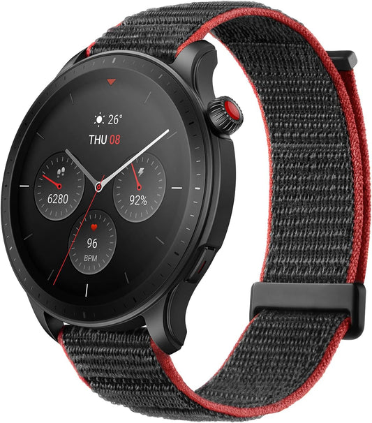 Amazfit GTR 4 Smartwatch voor iOS, Android, GPS-tracking, 150 sportmodi, bluetooth-telefoongesprekken, muziekopslag, 14 dagen batterijduur, Alexa