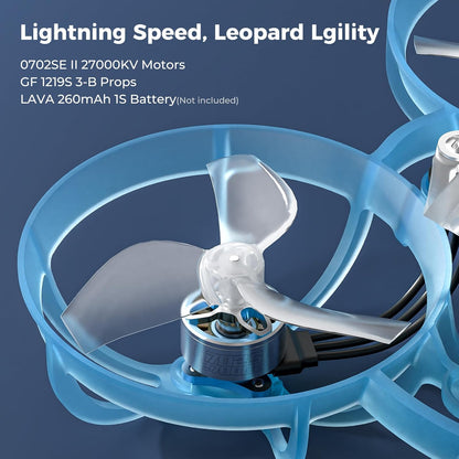 BETAFPV Air65 Brushless Whoop Quadcopter, 1S Ultralight 65mm Micro Whoop Drone with C03 FPV Camera, 0702SE Ⅱ 27000KV Motors, G473 5IN1 Air Brushless FC ELRS Receiver for Indoor Outdoor FPV Racing