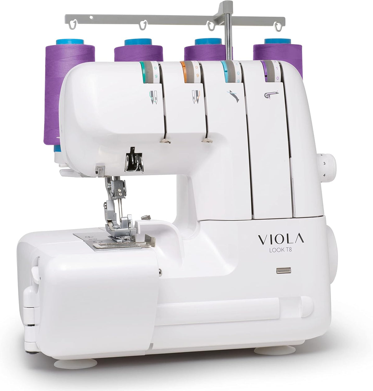 Overlock-naaimachine – Overlockmachine – Lockmachine – Naaimachine – Kettingsteekmachine – Voor Beginners – 12 Steken – Differentieel Transport