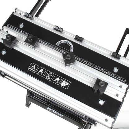 Wiltec mobiele werkbank tot 100 kg – inklapbare werktafel – verstelbare hoogte 77-107cm – kantelen