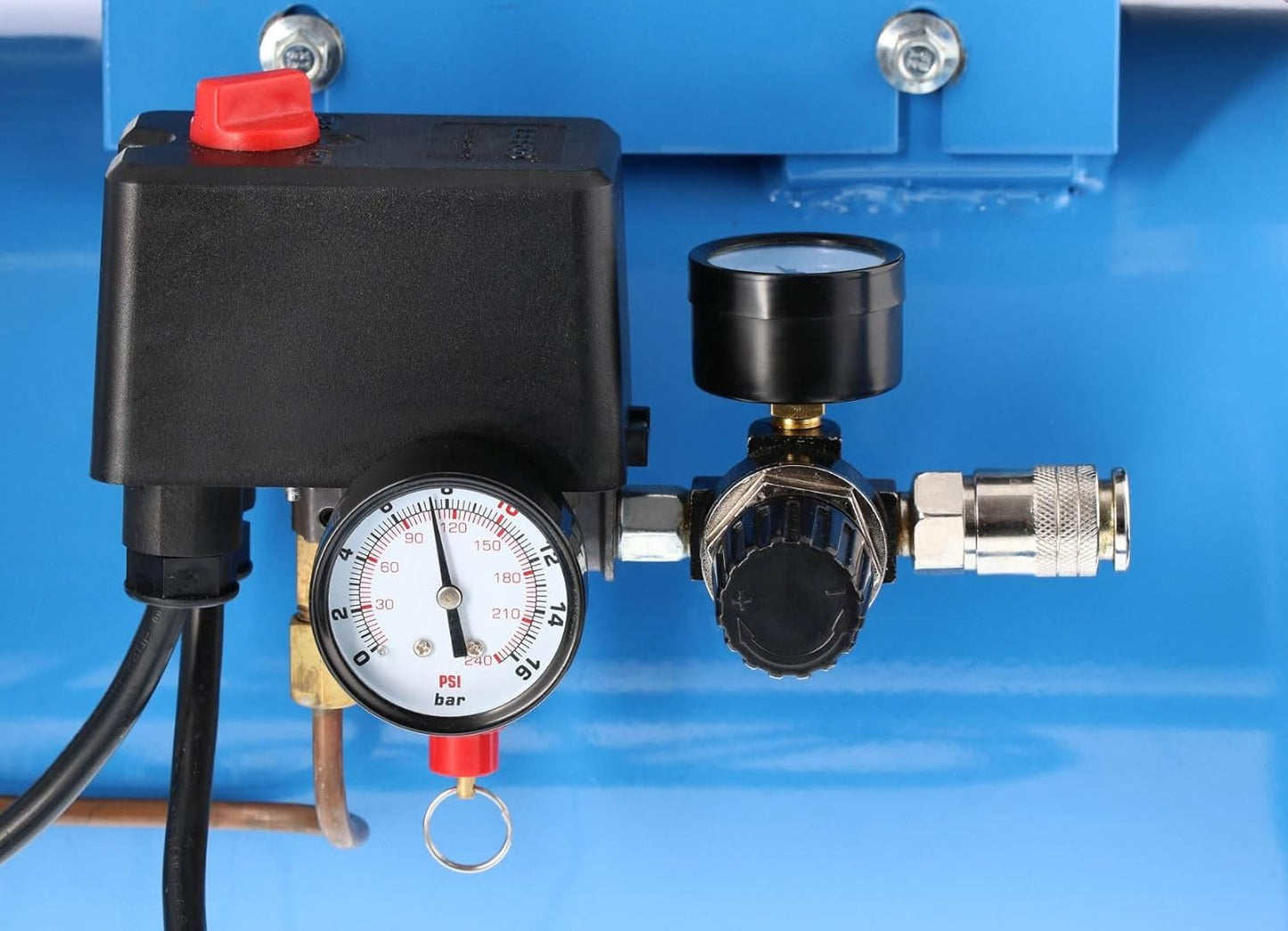 Luchtcompressor – Aircompressor – Compressor – Persluchtcompressor – Pneumatische Compressor – 3 pk 10 Bar – 25 Liter Drukvat