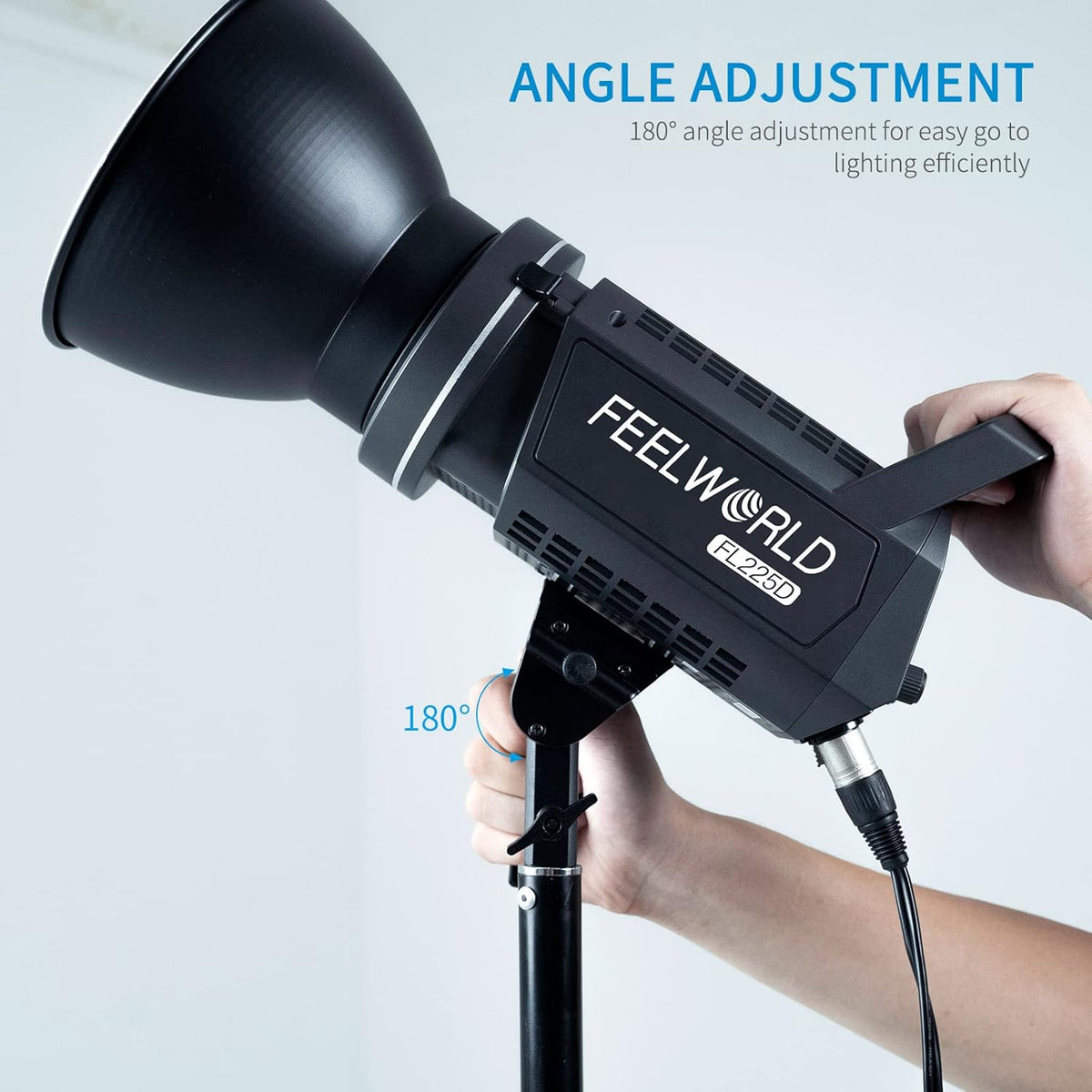 Studioflitser – Professionele Flitser – Flitslamp – Fotoflitser – Monolight – Bowens Mount – 225W Vermogen – 5600K Daglichtkleur