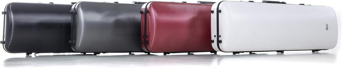 GEWA zuivere vioolkoffer polycarbonaat 2,4 zwart 4/4 gepolsterde ophanging, flexibele strijkstokbrug, accessoire- en muziekvak en veel comfort