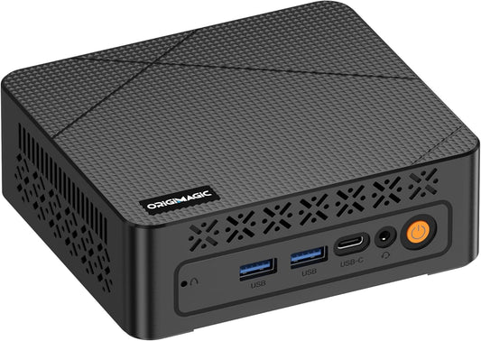 C3 Mini PC Core i3 5005U (tot 2,0 GHz, 2C/4T), 8 GB DDR3 RAM 512 GB SSD, Dual Display/W10 Pro/WiFi 5/BT5.0/RJ45 LAN, Desktop PC voor Kantoor/Huis/Onderwijs