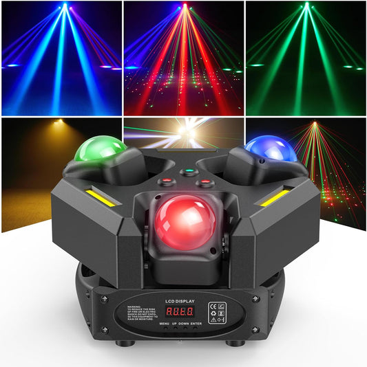 Moving Head LED 150W partylicht discolicht RGBW beam con COB stroboscoop 19/29CH podiumlicht voor DJ Bar Club bruiloft
