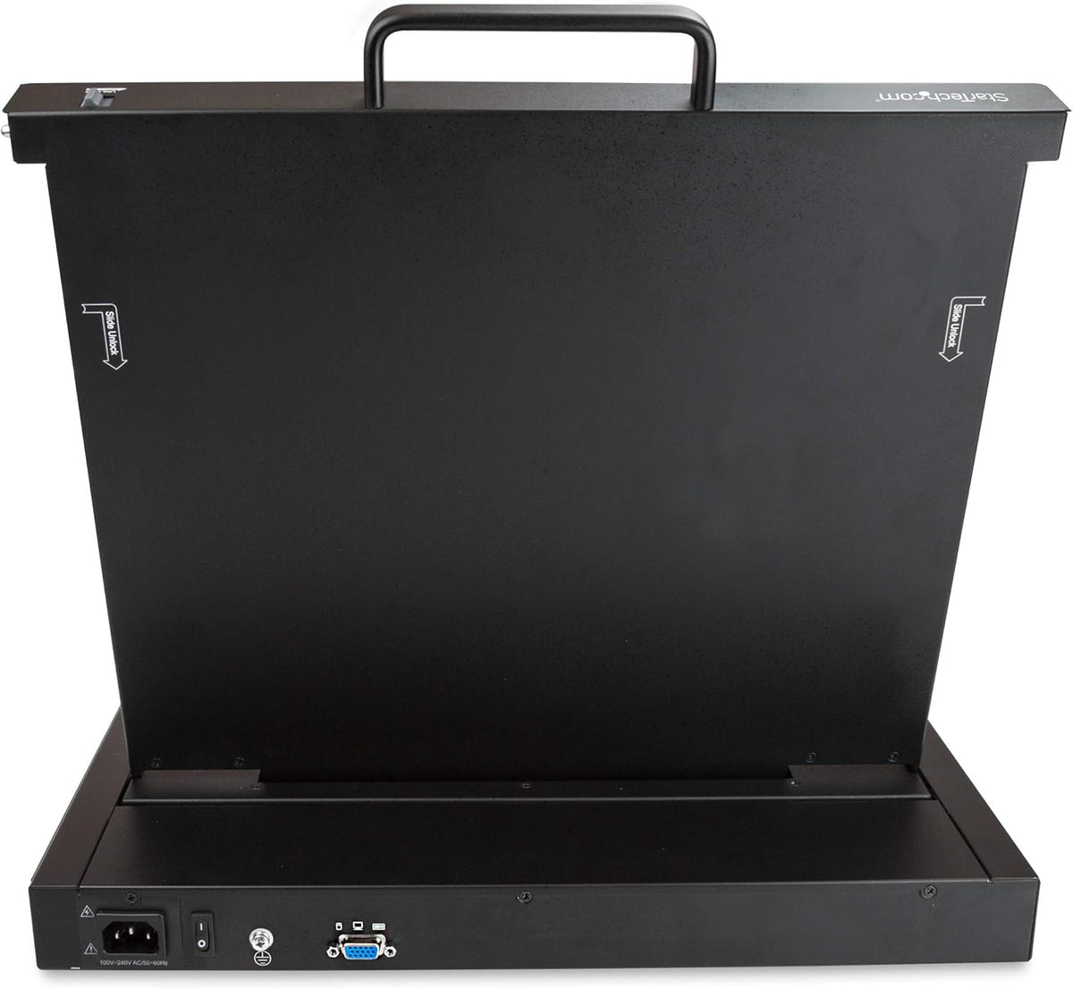 StarTech.com Rekbeugel KVM-console - Single Port VGA KVM met 17" LCD-monitor voor serverrek - volledig uitgeruste universele 1U LCD KVM-lade met kabels en hardware - USB-ondersteuning - 50.000 MTBF (RKCONS1701)