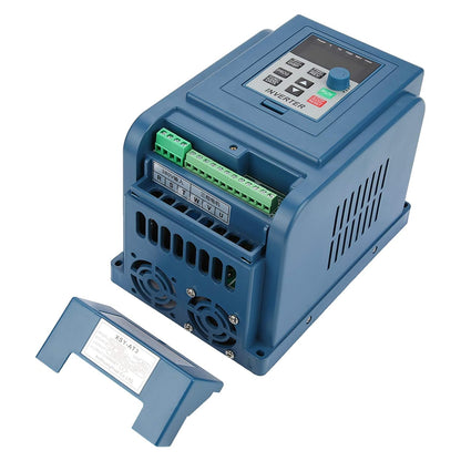 Frequentieregelaar, 3-fasen instelbare snelheidsregelaar Inverter VFD 380V 1.5kW voor motorsnelheidsregeling