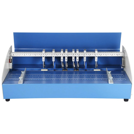 VEVOR Nieuwe SG-520E Papier Vouwen Machine, 3-in-1 520 mm 85-400 g Metalen Paper Rainer Machine Ongeveer 14,5 kg Groef Punten Snijfunctie