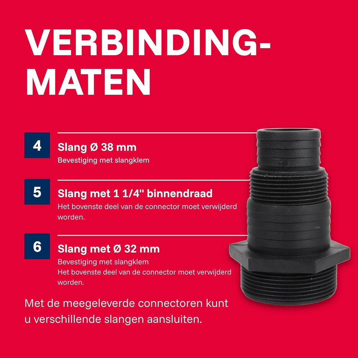 Dompelbare Drainagepomp – Vuilwaterpomp – Afwateringspomp – Tuinpomp – Bouwpomp – 1.500 Watt Motor – Gietijzeren Behuizing en Loopwiel