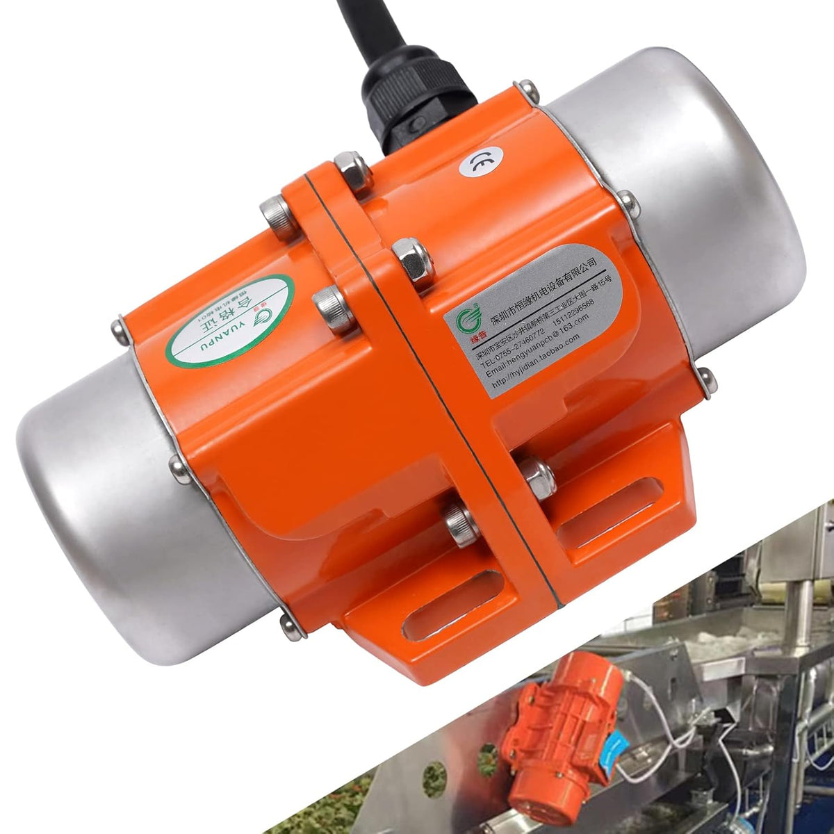 Trilmotor – Vibratiemotor – Onbalansmotor – Schudmotor – Vibration Motor – 120W Vermogen – IP65 Water- en Stofbestendig