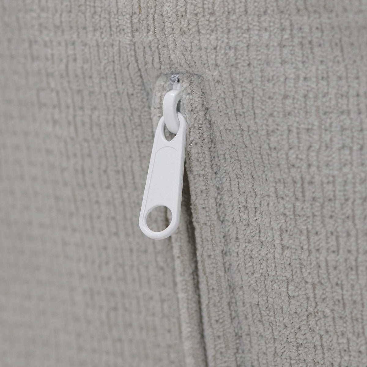 Relaxfauteuil – Relaxstoel – Schommelstoel – Zitstoel – Lounge Chair – Verstelbare Voetensteun – Lichtgrijze Corduroy Bekleding