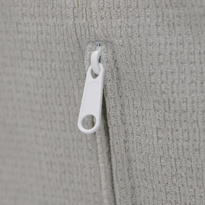 Relaxfauteuil – Relaxstoel – Schommelstoel – Zitstoel – Lounge Chair – Verstelbare Voetensteun – Lichtgrijze Corduroy Bekleding
