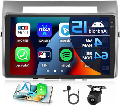 Autoradio Toyota Corolla Verso – Navigatiesysteem – Multimedia Speler – Touchscreen Radio – Android Headunit – 9 Inch In-Cell Scherm – Draadloze CarPlay & Android Auto