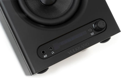 VULKKANO PRO4 Studio monitoren met 4 inch Woofer, Bluetooth, symmetrische TRS-ingang, RCA, hoofdtelefoonuitgang, AUX, optisch, EQ-instellingen, luidspreker voor monitor