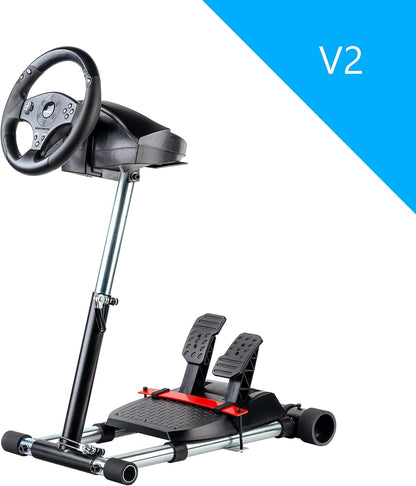 Wheel Stand Pro – Stuurwielstandaard – Racing Wheel Stand – Gaming Standaard – Pedalenhouder – Verstelbaar 360° – Stalen Constructie Zwart