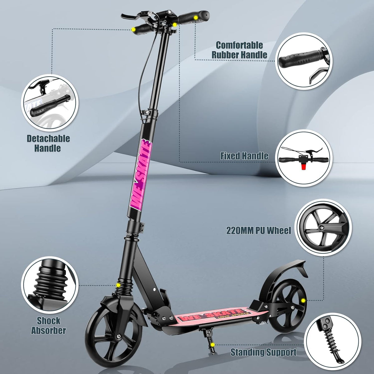 Hikole Big Wheel Scooter