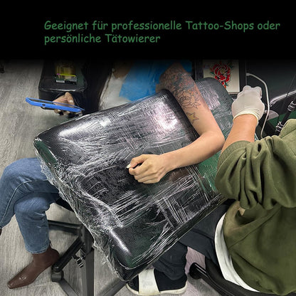 Tattoo-armleuningstandaard, in hoogte verstelbaar, tattoo-studio, groot zacht PU-lederen kussen, professionele tattoo-uitrusting, 40 x 72 x 5,6 cm
